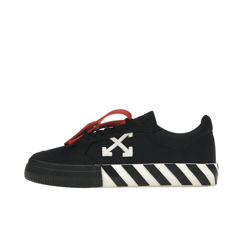 Tennarit ja kengät Off-White Vulcanized Low Canvas Black White Musta | OMIA085C99FAB0061001