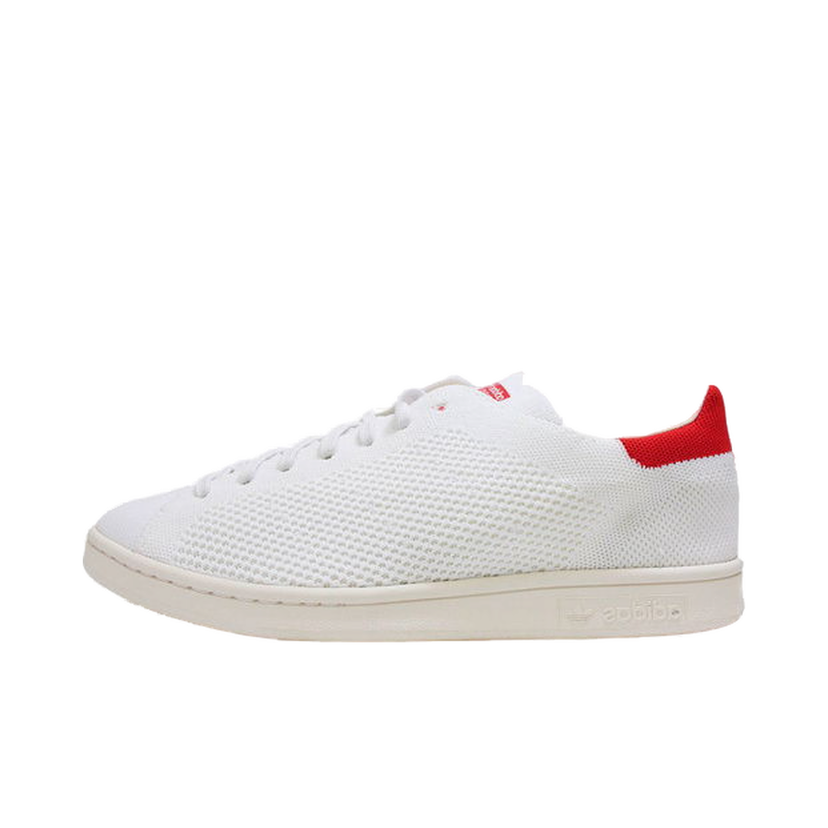 Tennarit ja kengät adidas Originals Stan Smith Primeknit White Red Valkoinen | S75147