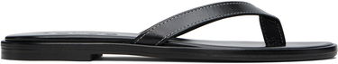Vaatteet Aeyde Aeyde Melody Leather Toe-Post Flip-Flops Musta | A11-FS-FDMR08FL191-SS25-800-007, 0