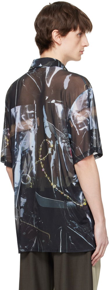 Paita Serapis Serapis Sougiades Grid Mesh Shirt Musta | SS25_MS_1S, 2