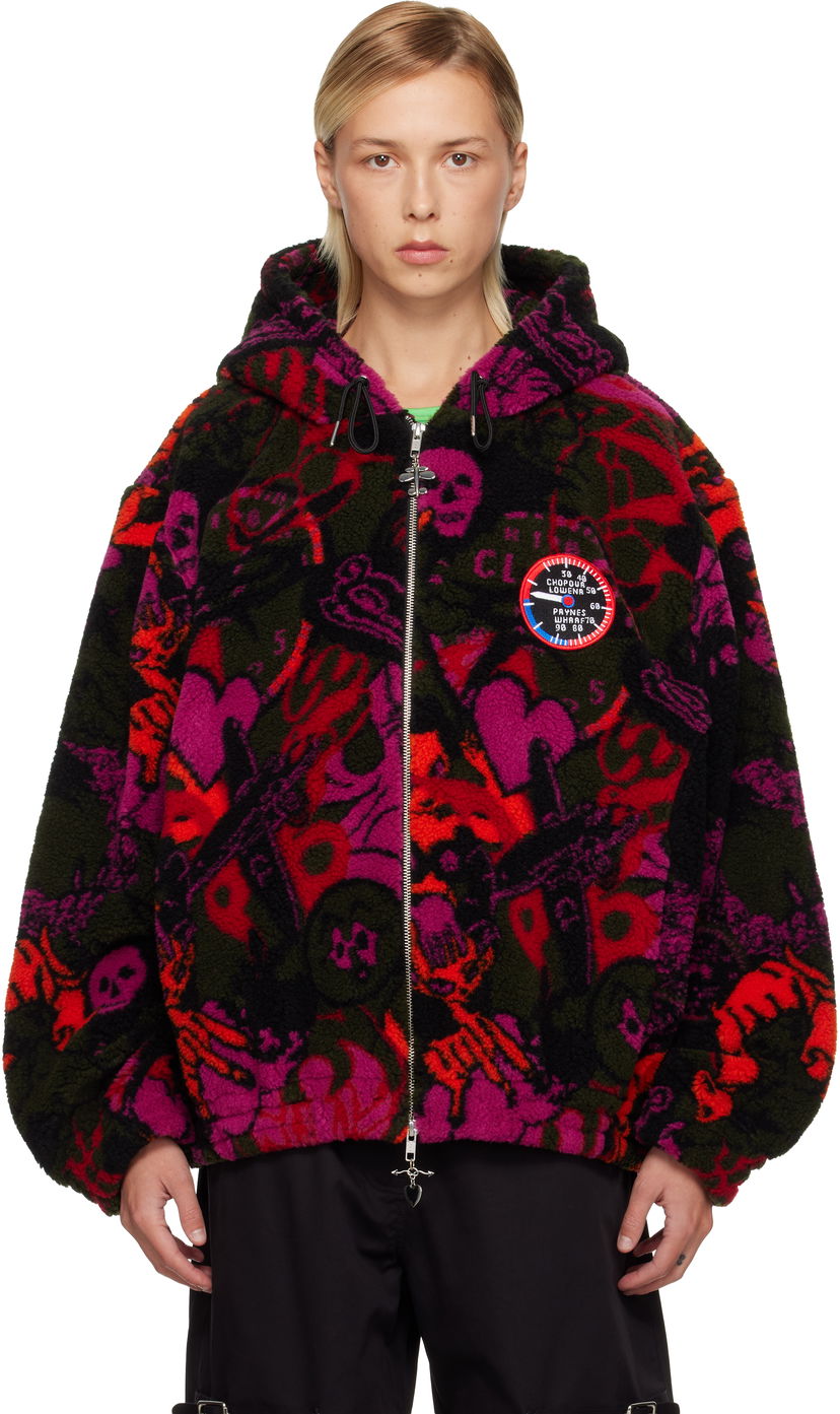 Huppari Chopova Lowena Chopova Lowena Engine Party Oversized Fleece Hoodie Monivärinen | 5311