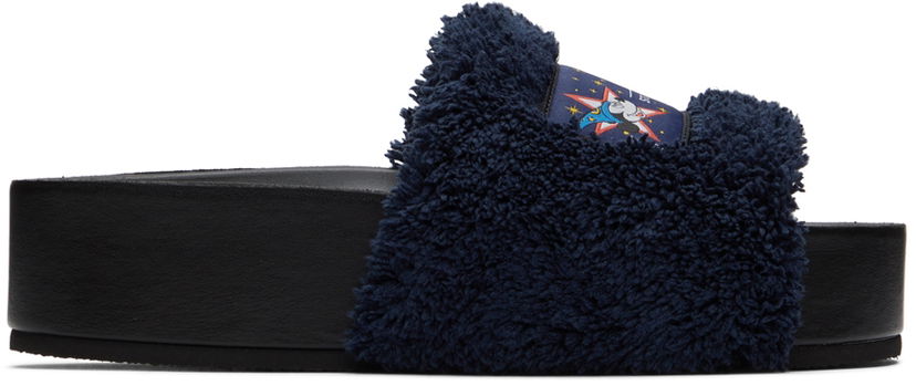 Asusteet Stella McCartney Stella McCartney Fantasia Mickey Vesta Slides Musta | 810065AF00Z0