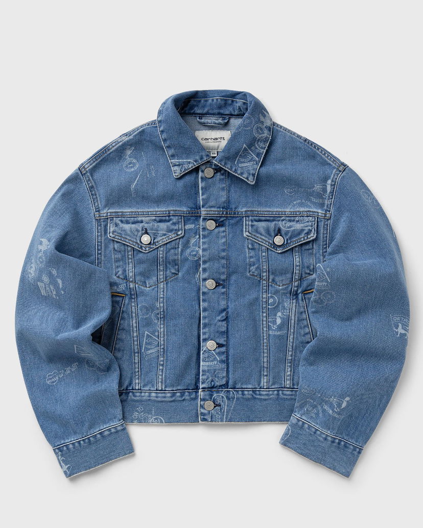 Takki Carhartt WIP Stamp Jacket Sininen | I033744-2LN.35
