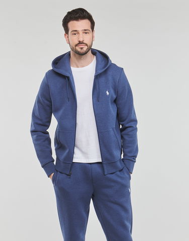 Huppari Polo by Ralph Lauren Double Knit Hoodie Tummansininen | 710881517016, 1