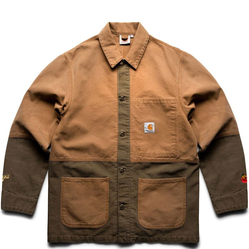 Takit Carhartt WIP Bodega x OG Chore Coat Hamilton Ruskea | I030752
