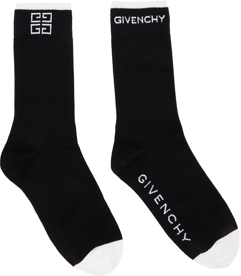 Sukat Givenchy Givenchy 4G Socks Musta | BMB02A4037
