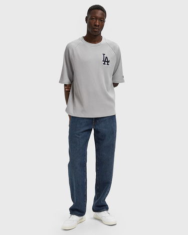 T-paita New Era Los Angeles Dodgers Waffle T-Shirt Harmaa | 60684509, 1