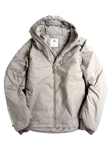 Puffer takki Nike ACG ACG Therma-FIT ADV Rope de Dope Full Zip Jacket Moon Fossil Harmaa | DV0364-087