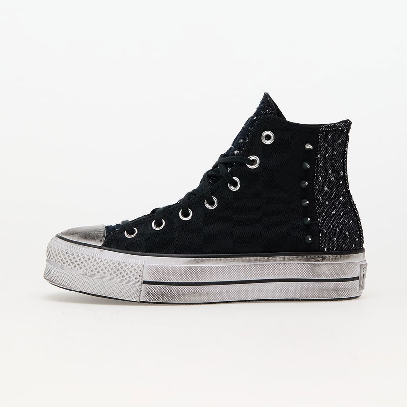 Tennarit ja kengät Converse Chuck Taylor All Star Lift Platform Chrome Black/ Silver/ Black Musta | A06450C