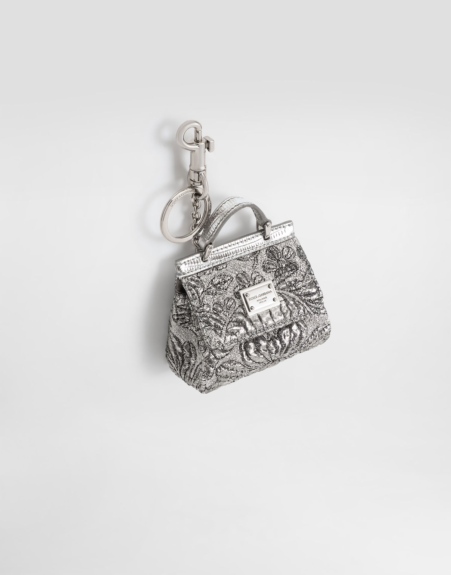 Avaimenperät Dolce & Gabbana Brocade Airpods Case Keychain Onesize Metallinen | BI3260AR81780998, 1