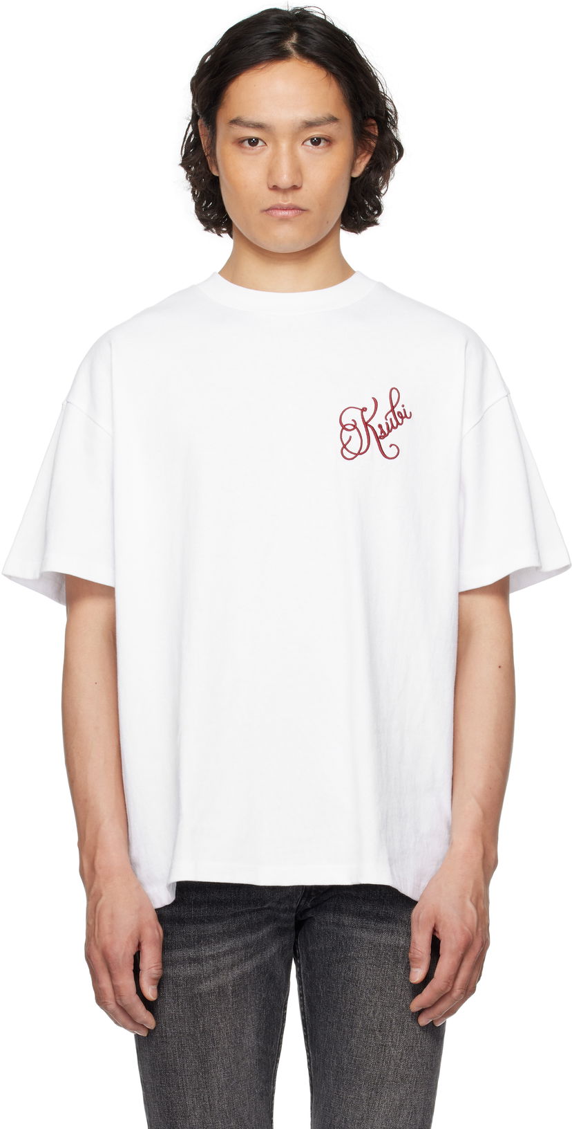 T-paita Ksubi Ksubi Kursed Ekcess T-Shirt Valkoinen | MSP25TE005
