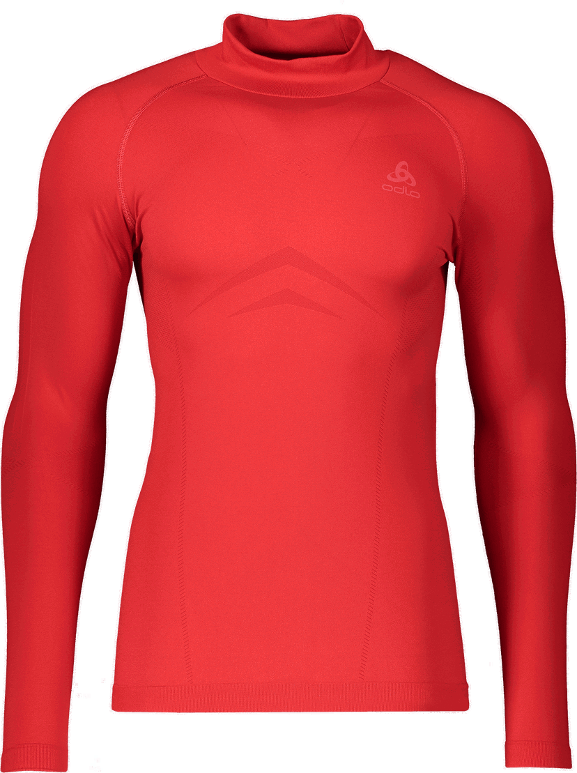 T-paita Odlo Odlo Performance Fundamentals Light Turtle Neck Long Sleeve Underwear Shirt Punainen | 197452-36100