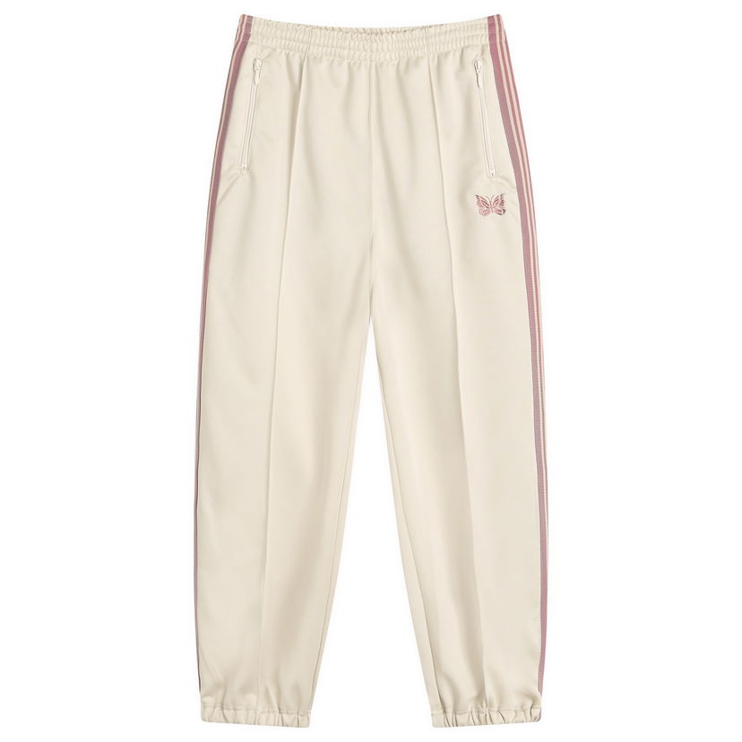 Verryttelyhousut Needles Needles Poly Smooth Zipped Track Pants, Size Large Beige | QV310-A