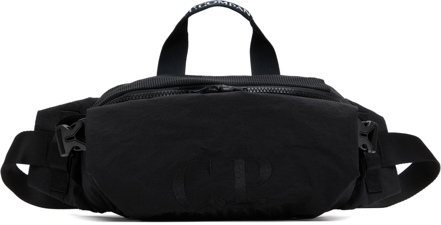 Vyötärölaukku C.P. Company C.P. Company Paper Touch Belt Bag Musta | 18CMAC298A-110188G, 0