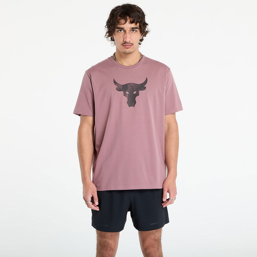 T-paita Under Armour Project Rock Brahma Bull Short Sleeve T-Shirt Violetti | 1383191-651