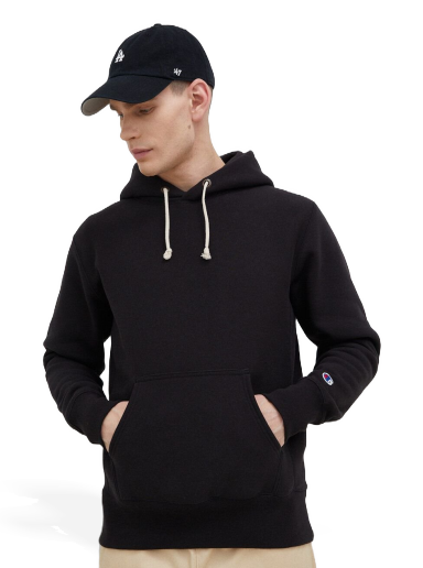 Huppari Champion Hooded Sweatshirt Musta | 218903