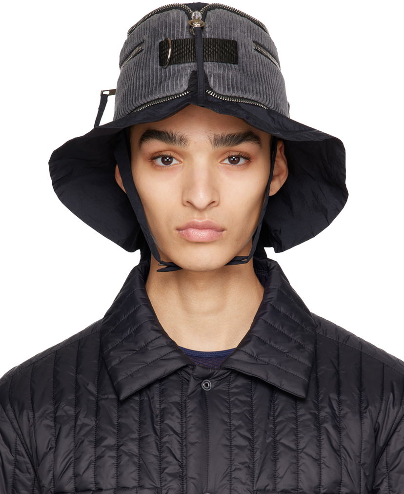 Hattu Craig Green Packable Bucket Hat Musta | CGAW22CWOHAT11