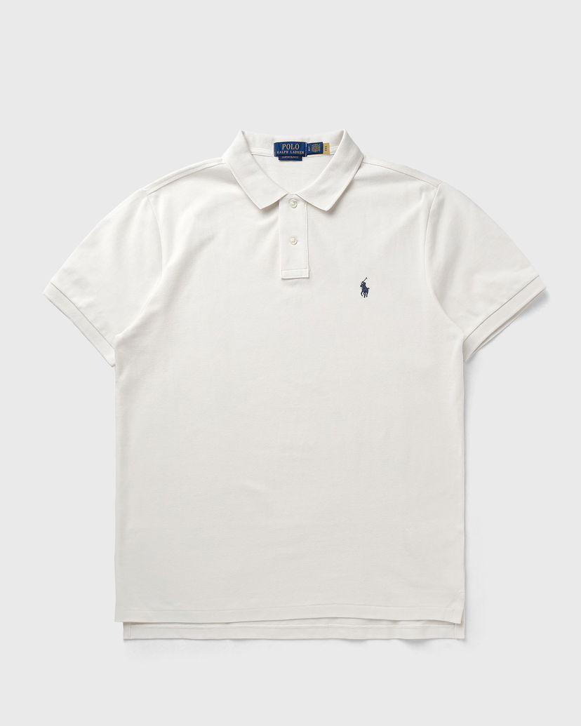 Poolopaita Polo by Ralph Lauren Short Sleeve Knit Polo Shirt Slim Fit Valkoinen | 710680784438