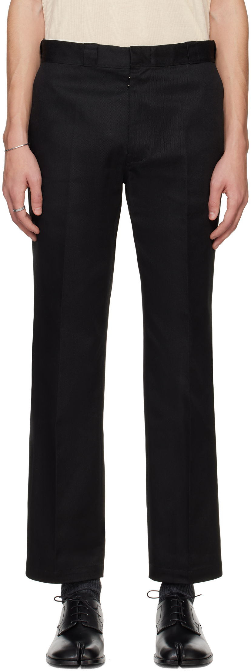 Housut Maison Margiela Maison Margiela Gabardine Trousers Musta | S50KA0661 S54042