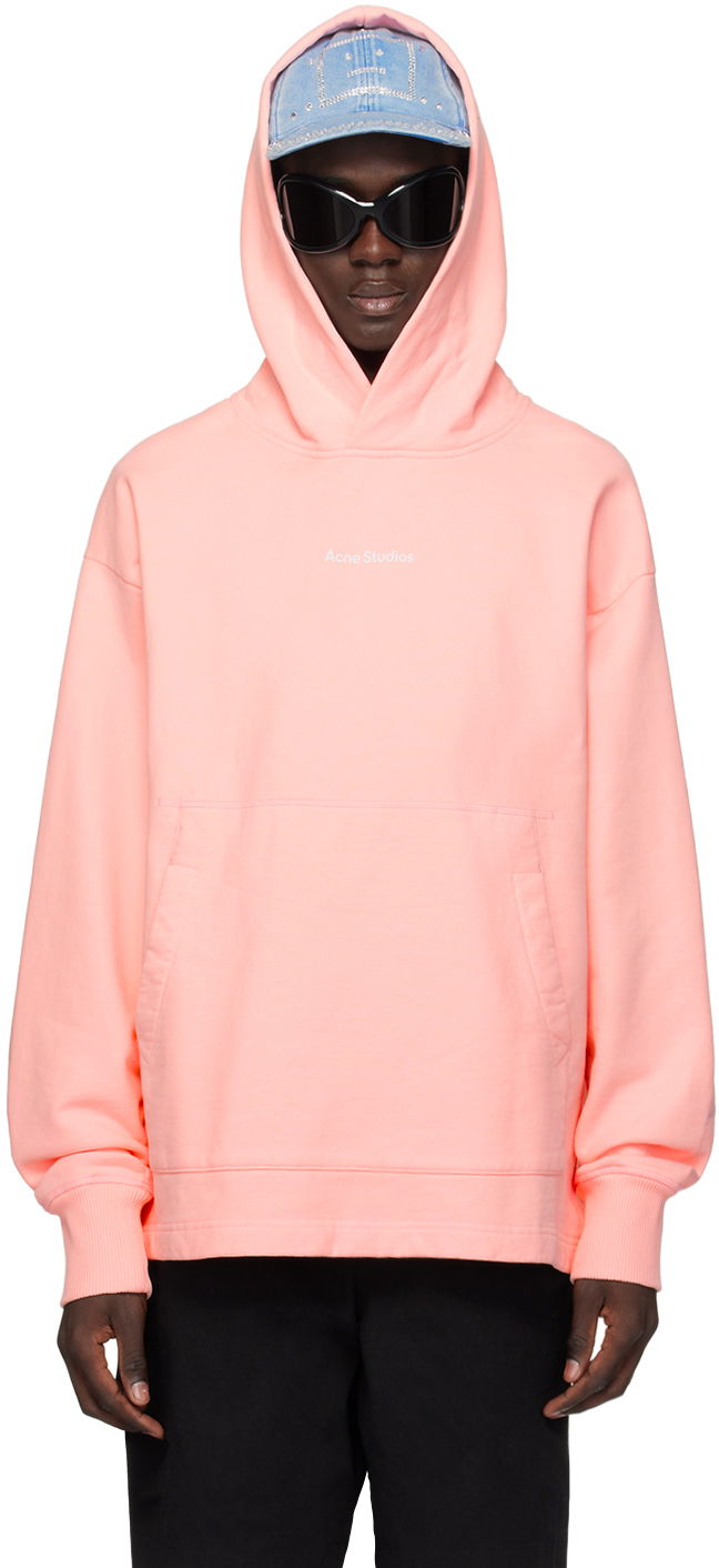 Huppari Acne Studios Printed Hoodie Vaaleanpunainen | BI0198-