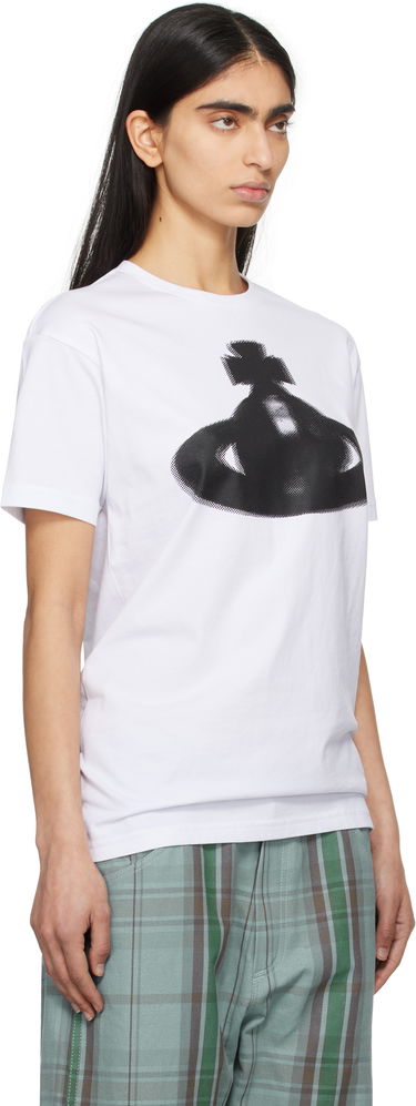T-paita Vivienne Westwood Vivienne Westwood Halftone Orb Classic T-Shirt Valkoinen | 3G01003G-J001M-, 1