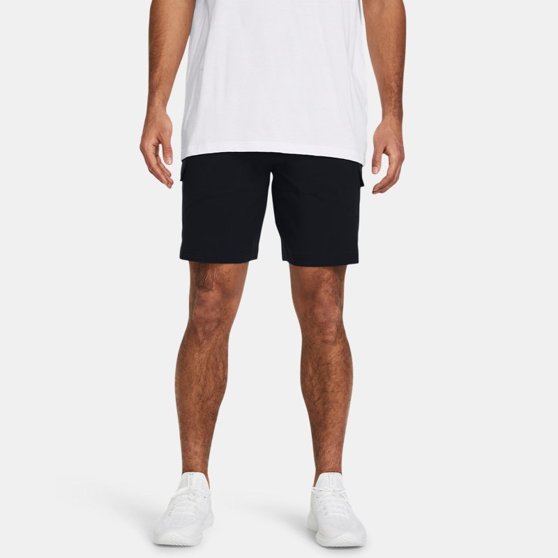 Shortsit Under Armour Cargo Shorts aus Stretchgewebe für Herren Schwarz Musta | 1383022-001