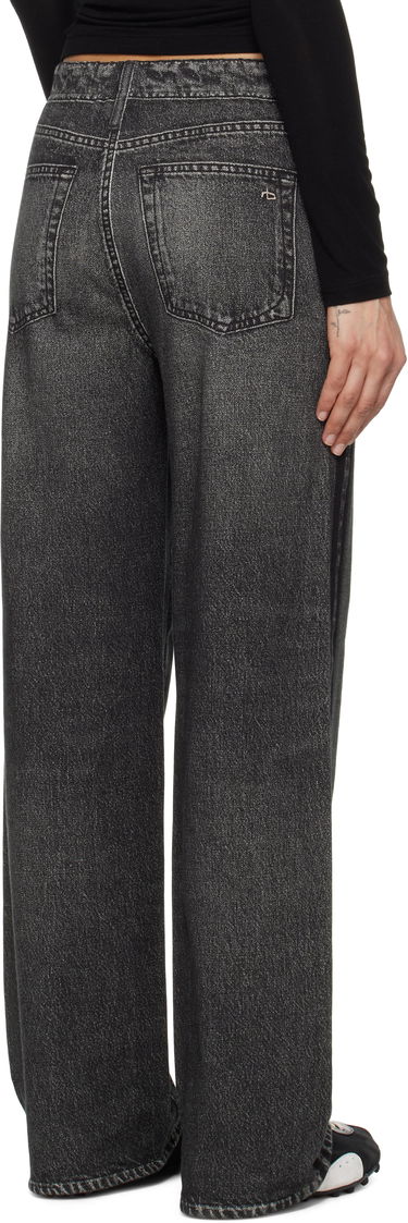 Jeans rag & bone Rag & Bone Miramar Terry Wide-Leg Track Pants Harmaa | WCW25S70018201, 2