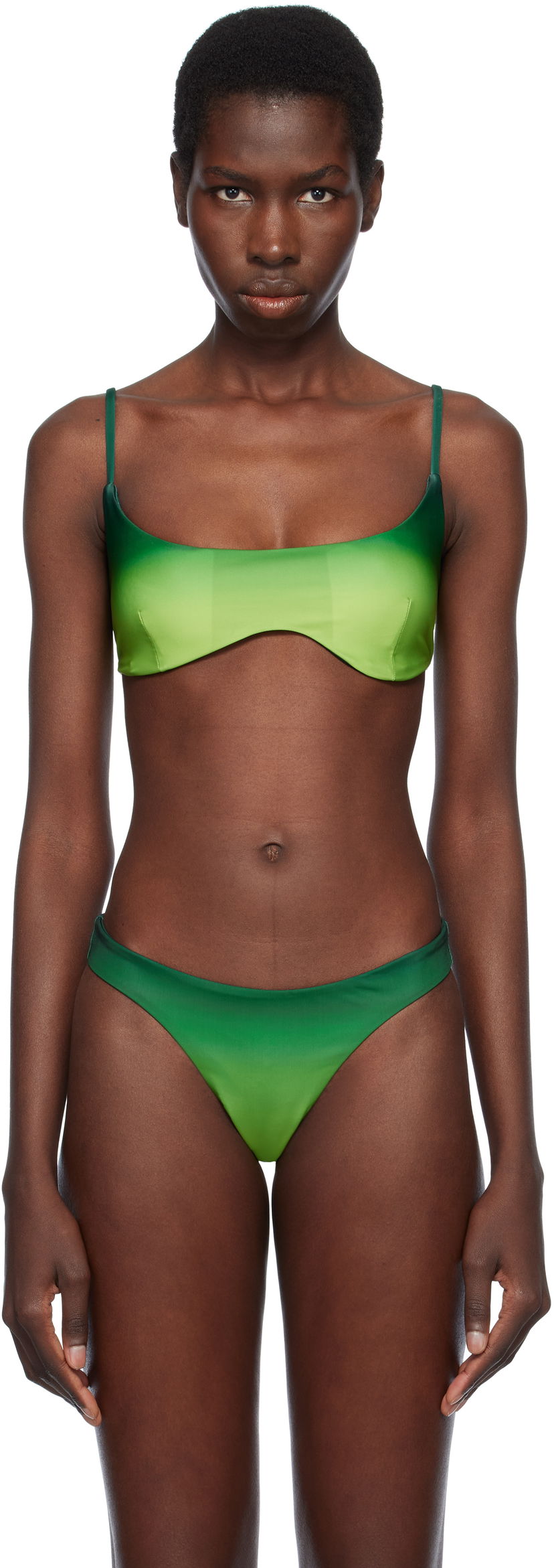 Uimapuvut Casablanca Casablanca Gradient Bikini Top Vihreä | WS25-SWM-058-02