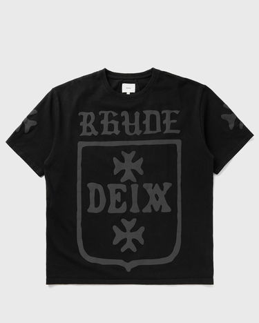 T-paita Rhude Deix Shield Oversized T-Shirt Musta | RHPF25TT08012-0015, 2