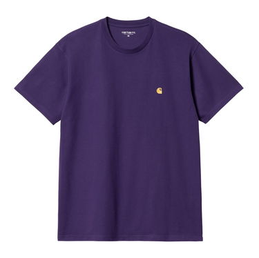 T-paita Carhartt WIP S/S Chase T-Shirt "Tyrian / Gold" Violetti | I026391_1YV_XX, 0