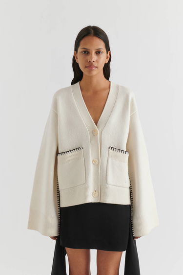 Villapaita AXEL ARIGATO Glaze Relaxed Cardigan Beige | A2134002, 2