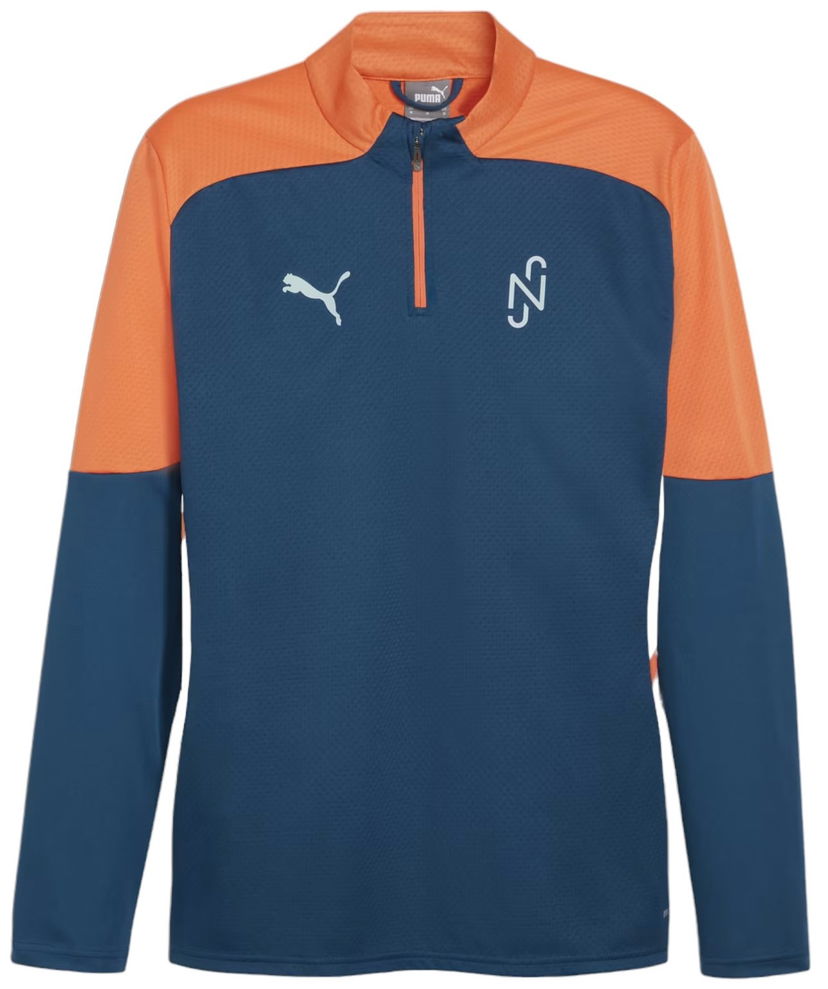 T-paita Puma x NEYMAR JR Creativity Quarter-Zip Football Top Tummansininen | 658950-13