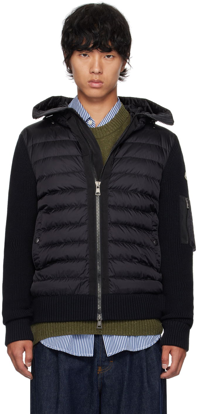 Takki Moncler Black Hooded Down Jacket Musta | J20919B50800A9340