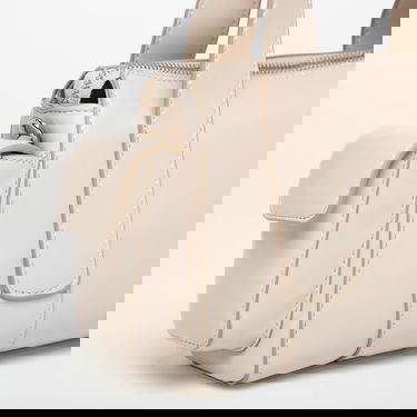 Olkalaukku CALVIN KLEIN Calvin Klein Webbing Strap Pocket Crossover Bag Beige | LV04F3291G 2QO, 3