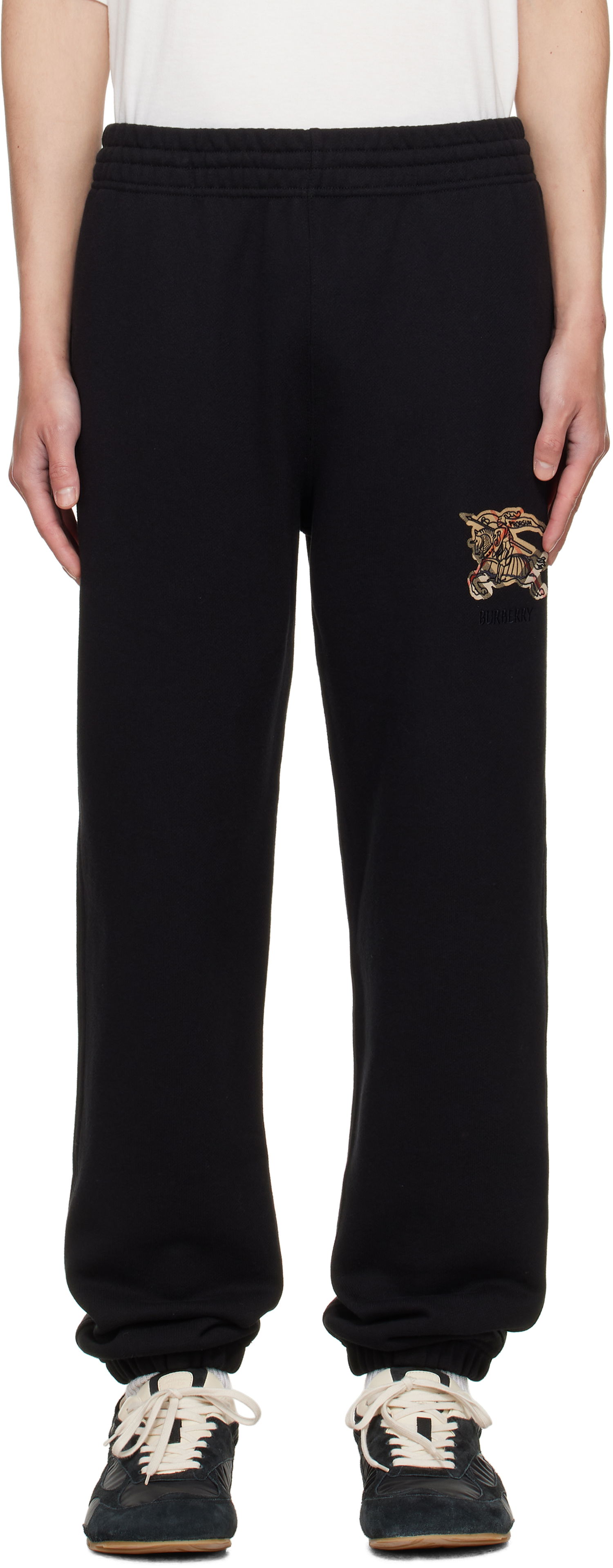 Verryttelyhousut Burberry Burberry Cotton Jogging Sweatpants Musta | 8116095, 0