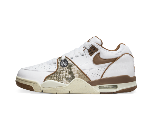 Tennarit ja kengät Nike Stüssy x Air Flight 89 "Pecan" Valkoinen | FD6475-100