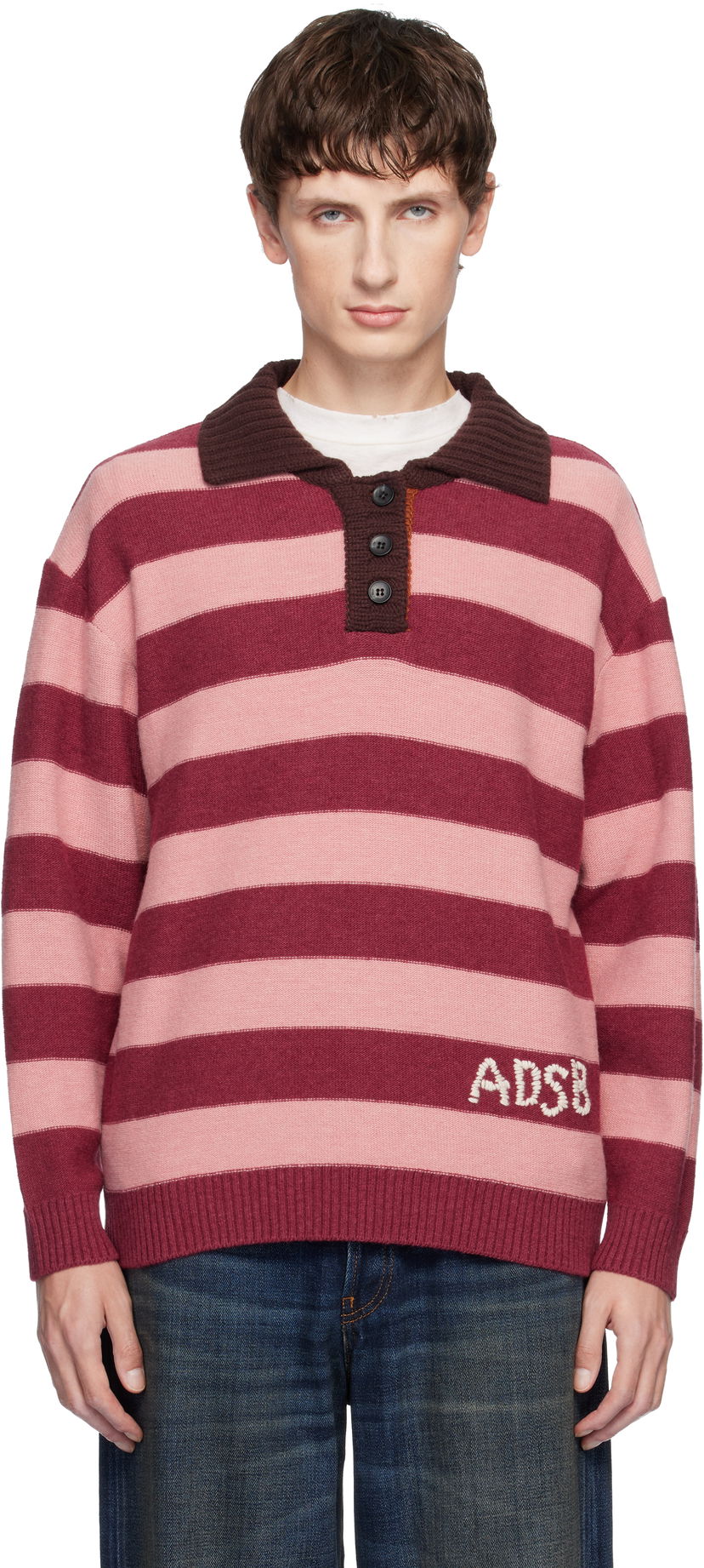 Poolopaita Andersson Bell Loose-Fit Stripe Collar Polo Monivärinen | atb1399w