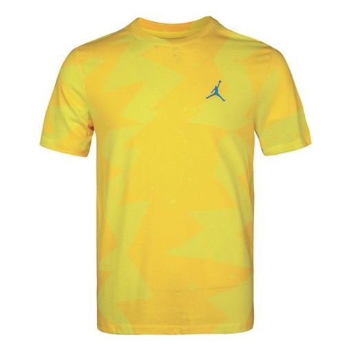T-paita Jordan Jordan Poolside Splash Ink Print T-Shirt Keltainen | CJ6216-728, 0