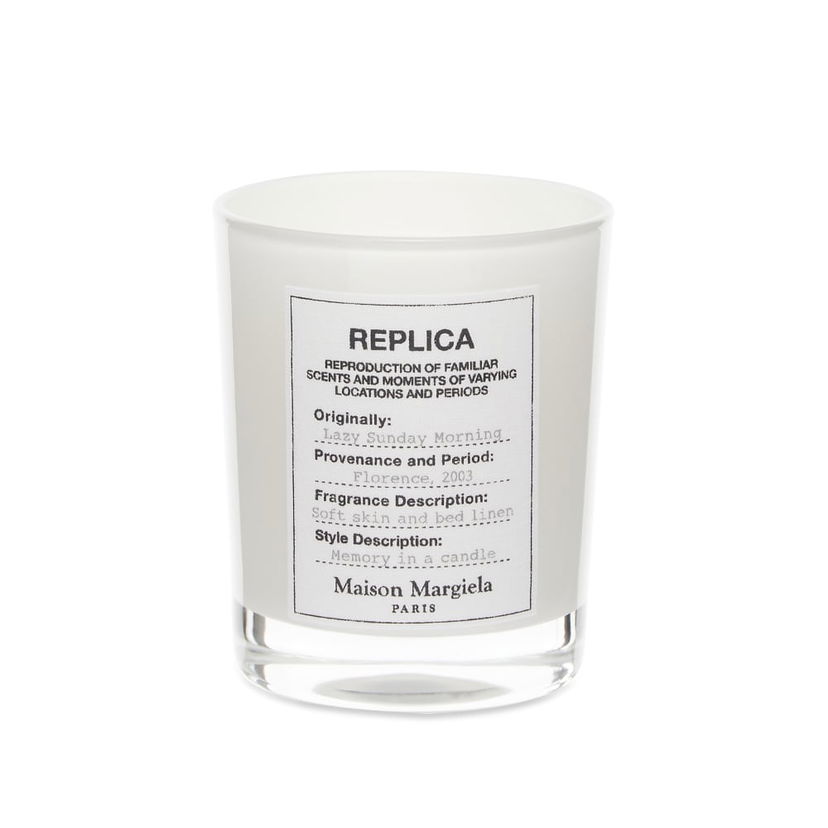 Kynttilät Maison Margiela Replica Lazy Sunday Candle in 165g Valkoinen | MMMCAN01