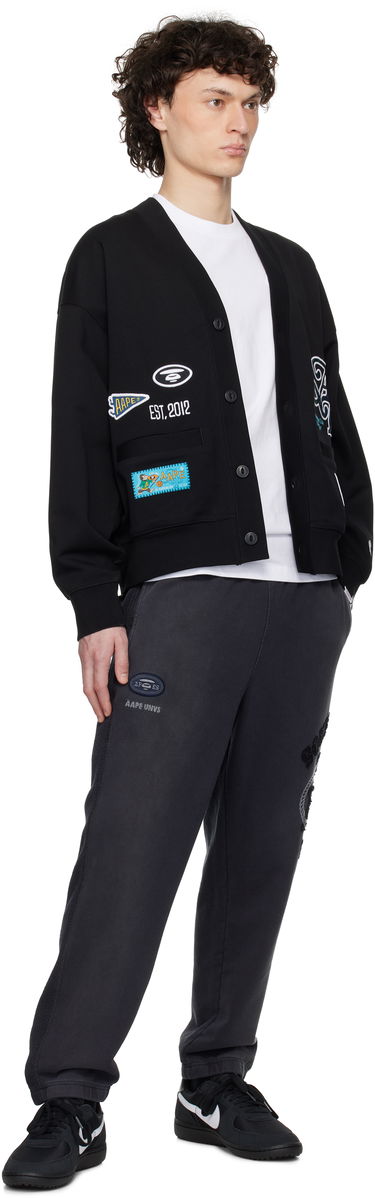 Villapaita AAPE by A Bathing Ape AAPE by A Bathing Ape Main Cardigan Musta | AAPSWMC324XXNBKX, 3