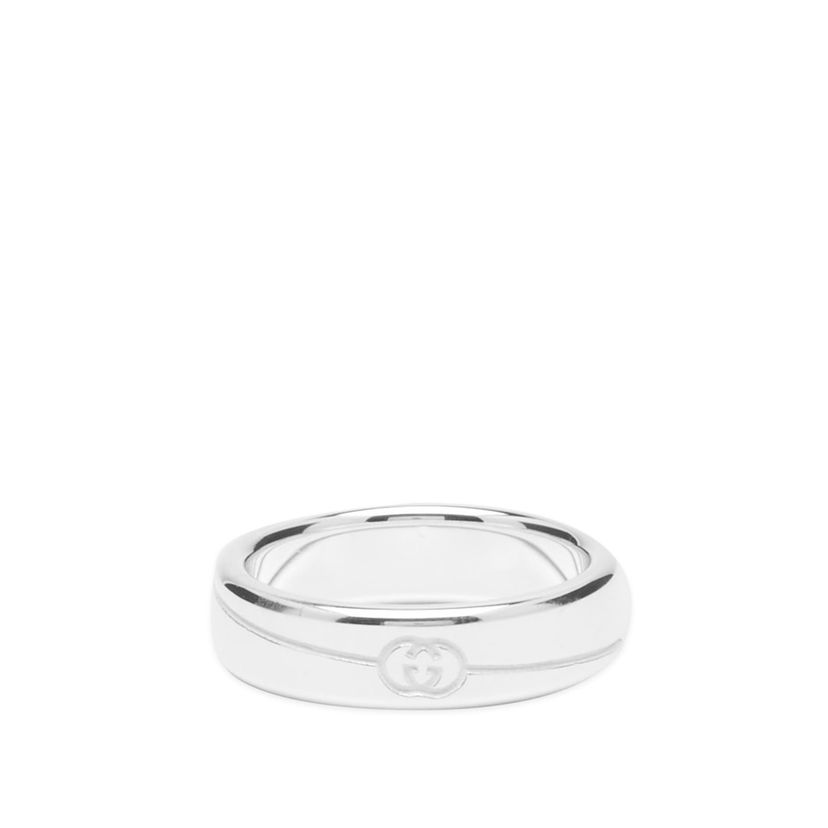 Sormus Gucci Tag Ring 6mm "Silver" Metallinen | YBC774052001