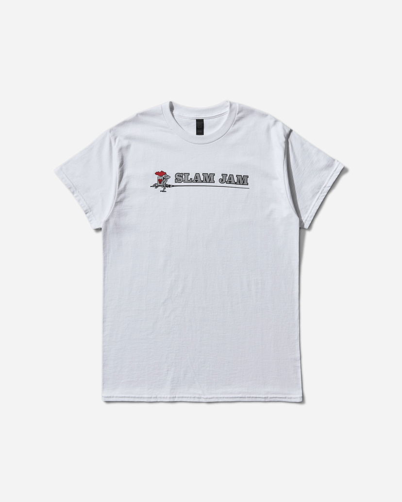 T-paita Slam Jam Panini Slam Jam T-Shirt Valkoinen | SJPANINITEE WHT