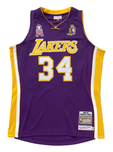 Jersey Mitchell & Ness Los Angeles Lakers Shaquille O'Neal Finals Jersey Violetti | AJY44187-LAL01SONPURP