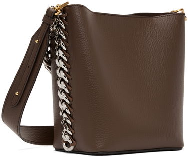 Käsilaukku Stella McCartney Alter Mat Grainy Chain Shoulder Bag Ruskea | 7B0033WP0316, 2