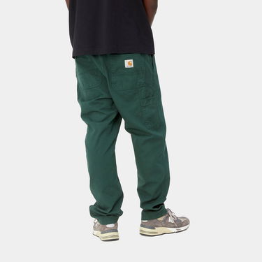 Housut Carhartt WIP Flint Pant "Discovery Green garment dyed" Vihreä | I029919_1N9_GD, 4