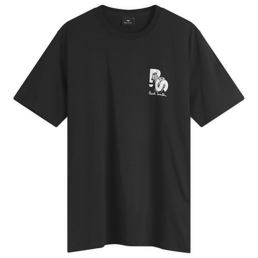 T-paita Paul Smith PS Chest Zebra T-Shirt, Size Large Musta | M2R-011R-PP5130-79