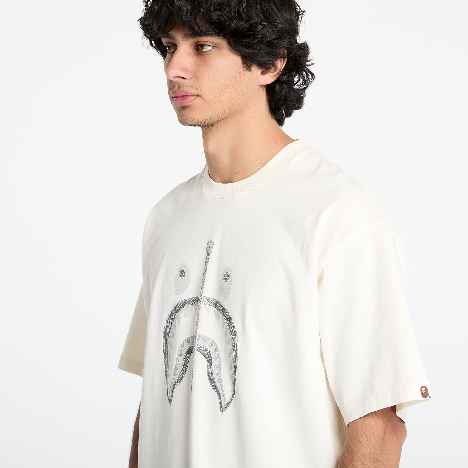 T-paita BAPE Relaxed Fit Graphic Tee Valkoinen | 001CSK801316M IVY, 1