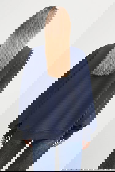 Huppari Anine Bing Anine Bing Miles Sweatshirt Tummansininen | A.08.11205, 2