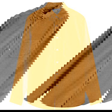 Paita Portuguese Flannel Lobo Button Down Corduroy Shirt, Size Small Ruskea | AW25051-PIR, 0