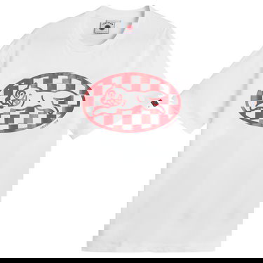 T-paita BBC IceCream Checker Running Dog Graphic Tee, Size Large Valkoinen | IC25379-WHT, 1